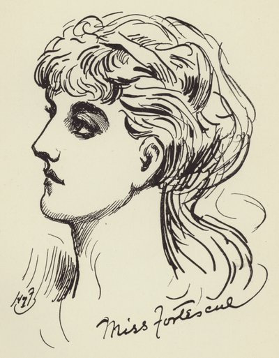 Miss Fortescue by Harry Furniss
