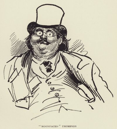 Moonfaced Thompson by Harry Furniss