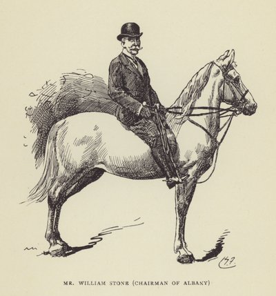 Mr. William Stone, Chairman of Albany by Harry Furniss