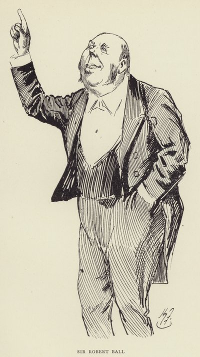 Sir Robert Ball by Harry Furniss