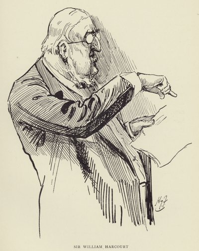 Sir William Harcourt by Harry Furniss