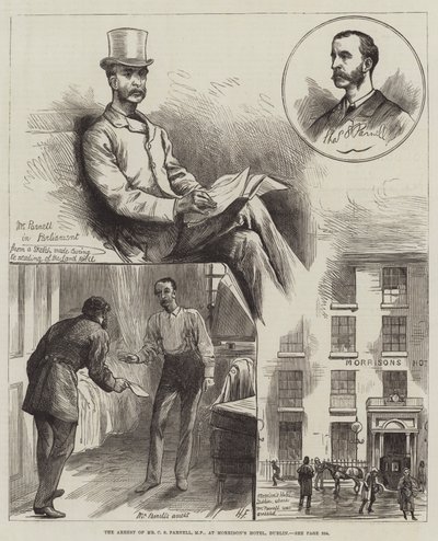The Arrest of Mr C S Parnell, MP, at Morrison
