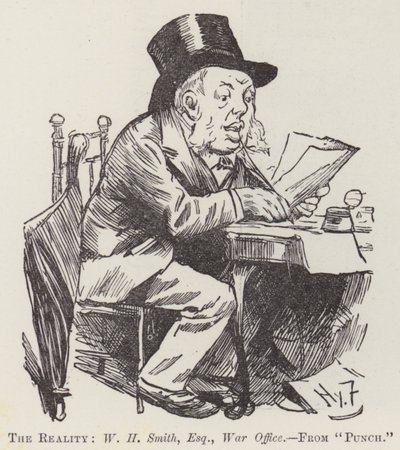 The Reality, W H Smith, Esquire, War Office by Harry Furniss