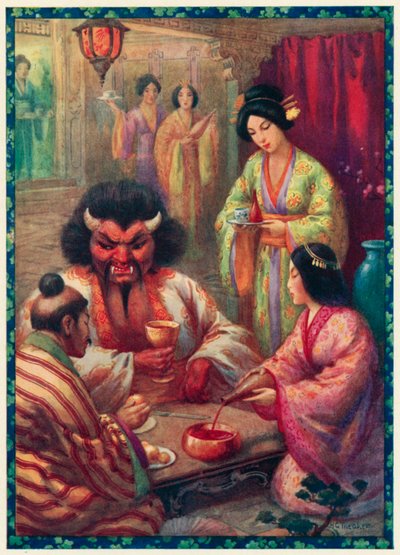 A Great Banquet was Soon Spread before them by Harry George Theaker