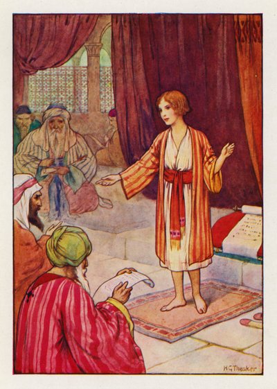 After three days they found him in the Temple by Harry George Theaker