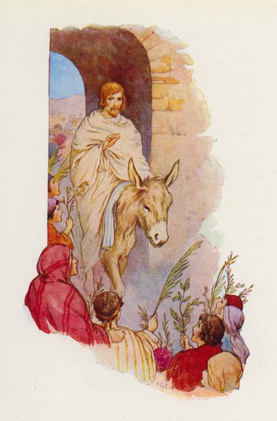 Blessed is He that cometh in the name of the Lord by Harry George Theaker