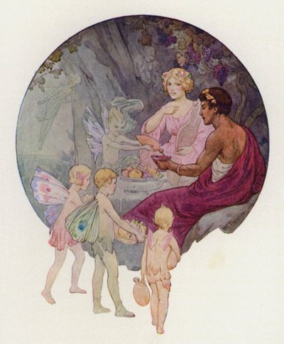 Calypso in her cave by Harry George Theaker