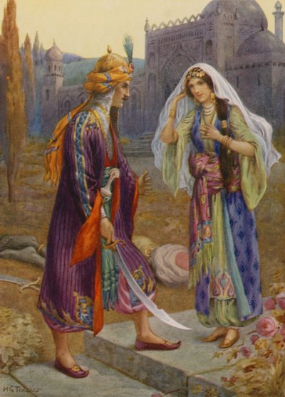 Codadad Slays the Negro Giant by Harry George Theaker