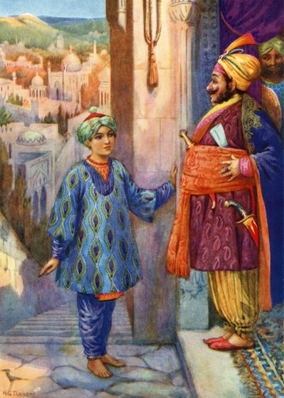 He Demanded an Audience of the Grand Vizier by Harry George Theaker