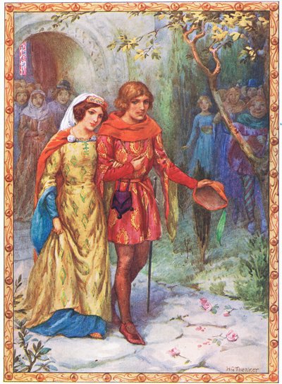 He married a lady of high birth (from The Story of Gamelyn) by Harry George Theaker