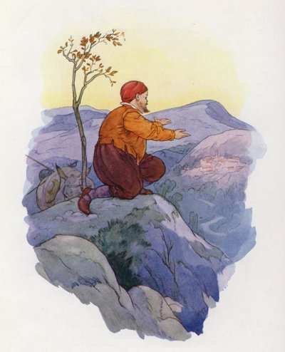 Illustration for Don Quixote by Harry George Theaker