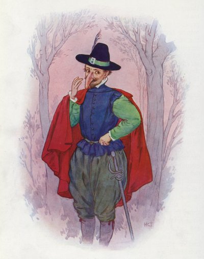 Illustration for Don Quixote by Harry George Theaker
