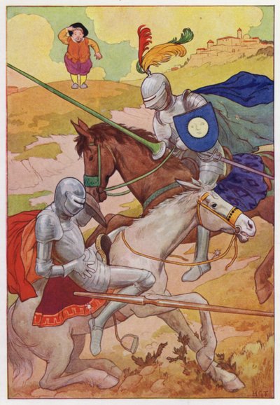 Illustration for Don Quixote by Harry George Theaker