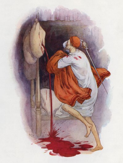 Illustration for Don Quixote by Harry George Theaker