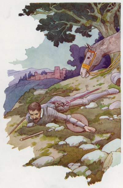Illustration for Don Quixote by Harry George Theaker