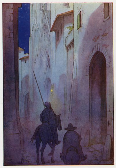 Illustration for Don Quixote by Harry George Theaker