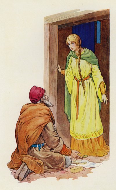 On the instant Marian knew the face of Roger the Cruel by Harry George Theaker