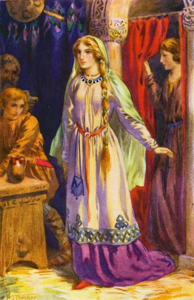 Place for the Lady Rowena by Harry George Theaker