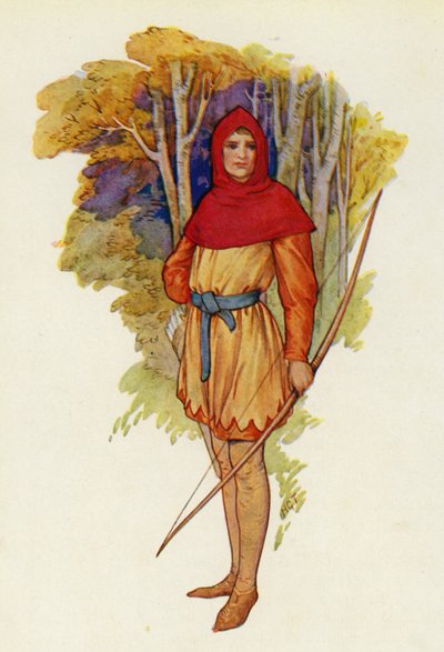 Robin was an adventurous sort even in his youth by Harry George Theaker