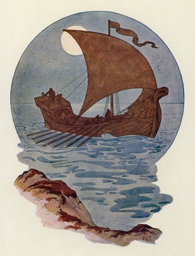 She was built like a Norse ship of war by Harry George Theaker