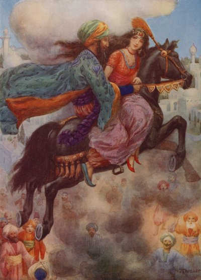 The Princess returns to Persia by Harry George Theaker