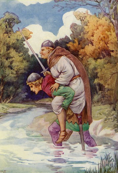 The friar made him grunt with his great weight by Harry George Theaker