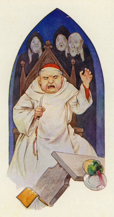 They say that Abbot Hugo raved in wrath by Harry George Theaker