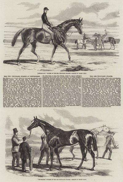 The Two Thousand Stakes at Newmarket by Harry Hall
