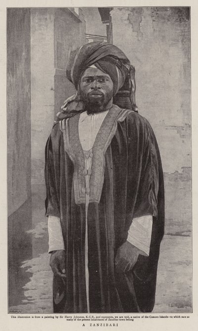 A Zanzibari by Harry Hamilton Johnston