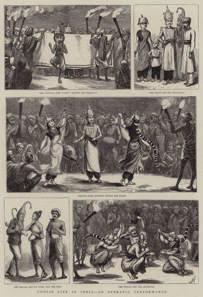 Coolie Life in India, an Operatic Performance by Harry Hamilton Johnston