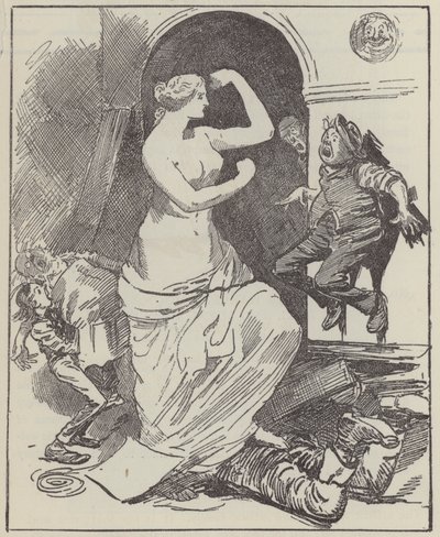 The Venus of Milo Finds Her Long-Missing Arms by Harry after Furniss