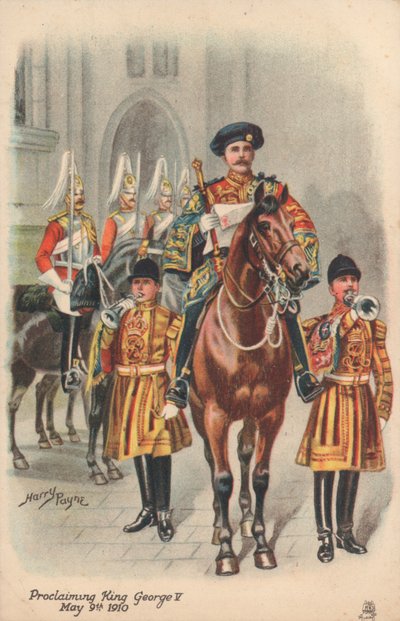 Proclaiming King George V by Harry and Arthur Charles Payne