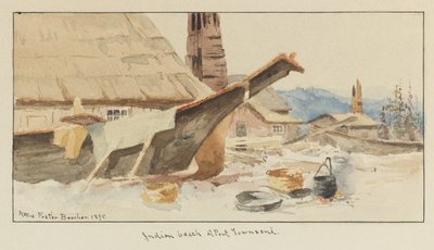 Indian Beach at Port Townsend by Hattie Foster Beecher