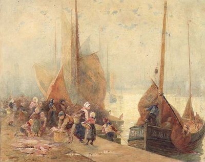 Unloading the Catch by Hector Caffieri