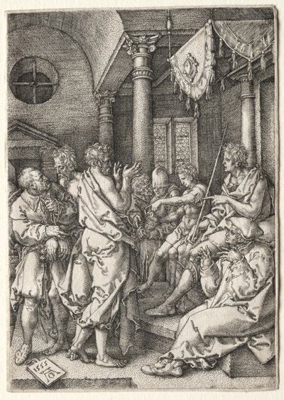 The Story of Susanna: Daniel Cross-Examining the Elders by Heinrich Aldegrever