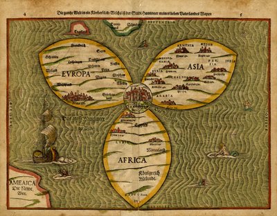 The Whole World in a Cloverleaf by Heinrich Bunting