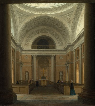 The Slotskirken of Christiansborg, Copenhagen by Heinrich Hansen