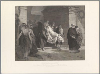 Christian Martyrs Being Carried Away by Heinrich Nuesser