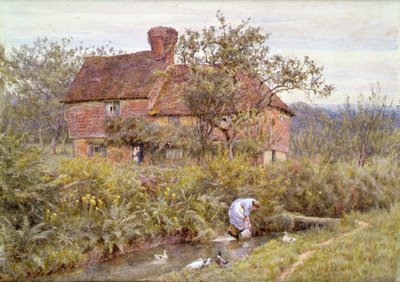 An Old Surrey Cottage by Helen Allingham