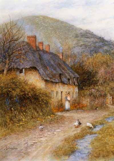 At Symondsbury near Bridport, Dorset by Helen Allingham