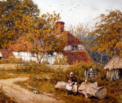 The Family Cottage by Helen Allingham