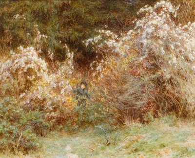 Travellers Joy: A Surrey Hedgerow by Helen Allingham