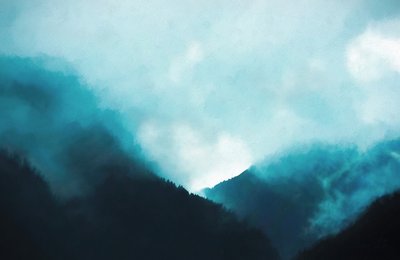 Mountain Pass by Helen White