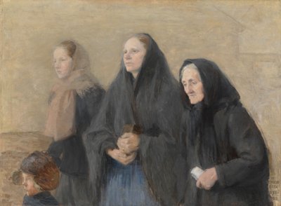 Churchgoers (Easter Morning) by Helene Schjerfbeck