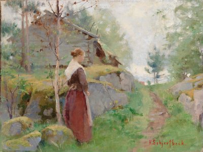 Girl from Barösund by Helene Schjerfbeck