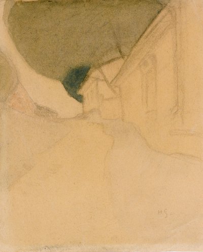 Castle Alley, Tammisaari by Helene Schjerfbeck