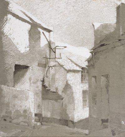 Street, St. Ives by Helene Schjerfbeck