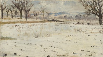 Bonn on the Rhine. Winter Landscape by Helmer Osslund