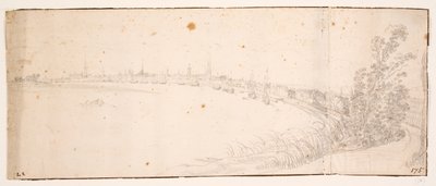 View towards Bordeaux from Northeast by Hem