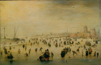 Skating Scene by Hendrick Avercamp